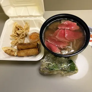 Pho 1A. Appetizer Trio
