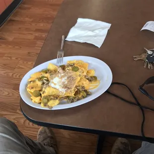 Carne asada nachos
