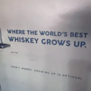 Door is to the amazing whiskey