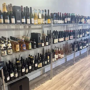 The wine wall!