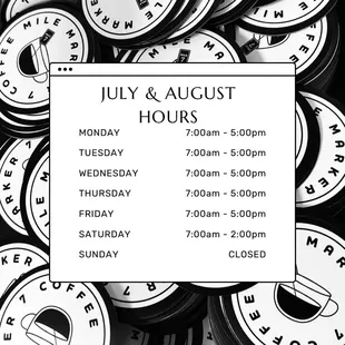 New hours