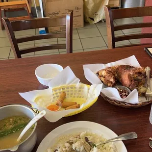 Papaitan, Crispy Pata and Lumpia