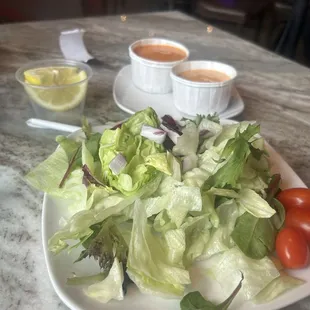 My regular salad that came with my entree.