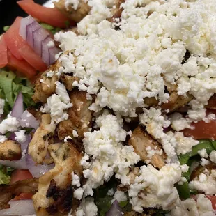 Greek chicken pita