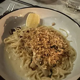 Spaghetti Smoked Pork Belly