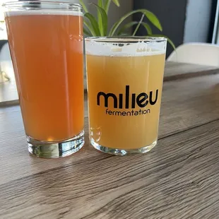Great Beers!   Smoothie sour for me and a hazy IPA for the hubby. Cheers