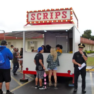 Scrips - or is it Scripts? Or is it "ride coupons"???? so confusing (that is what the cop is thinking)