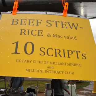 Beef stew and rice!!...local fave!