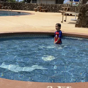 Baby pool is very shallow 7-11-22