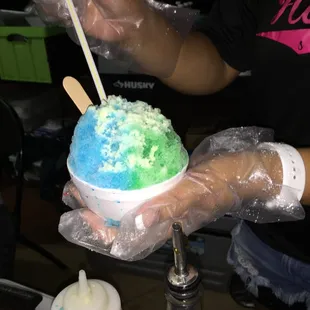 Melona with vanilla