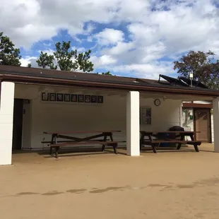 Covered lanai great for parties.