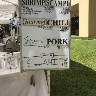 Hawaiian Style Chili Co. menu