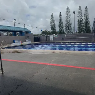 Gloomy and rainy Swim lessons day