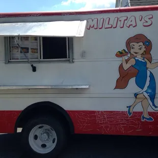 a woman in a blue dress