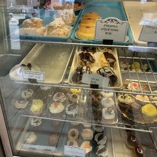a variety of pastries
