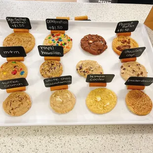Cookie selection tonight!