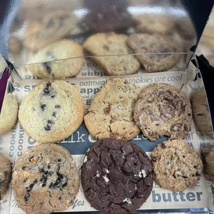 Lemon blueberry, salted caramel, toffee crunch, cookies and cream, s&apos;mores, royal hawaiian