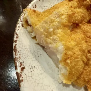 Undercooked fried catfish