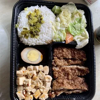 B2. Fried Porkchop Bento