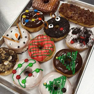 dough desserts, food, donuts