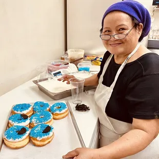 Lina (40+ years in the donut business)