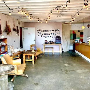 The relaxed vibe inside.