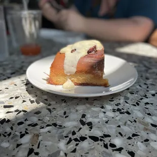 Shareable cinnamon roll the size of your head!