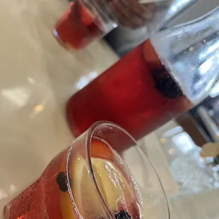 Cranberry Mimosas