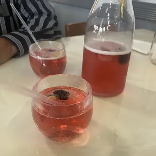 Cranberry mimosa