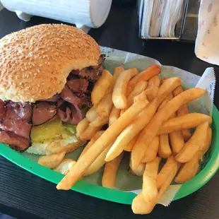 Hot Pastrami Sandwich