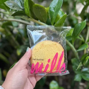 Corn cookie ($2.25)  IG: @ohmyono