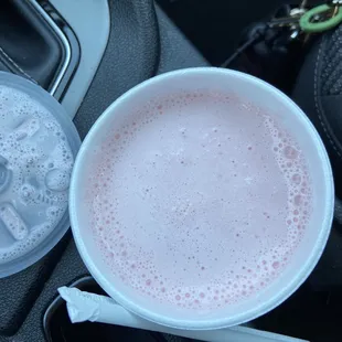 Strawberry fields milkshake