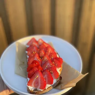 Strawberry Ricotta Toast