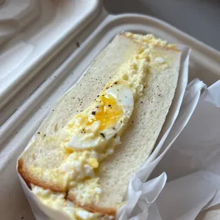 Spam Cheese and Egg Sandwich