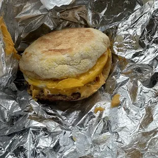 Breakfast sandwich