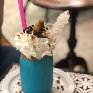 Cookie Monster milkshake