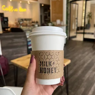 Lavender latte