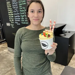 Mango Madness Rolled Ice Cream