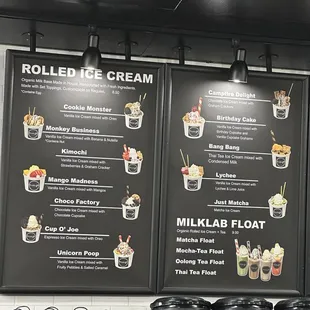 Rolled Ice Cream Offerings