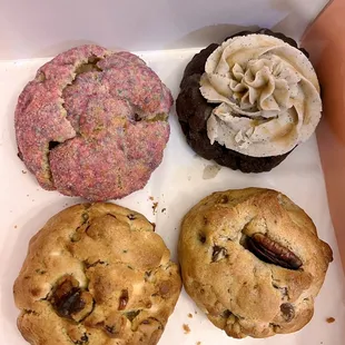 Nutella, Caramel Chocolate Latte, Crazy Cranberry, Chocolate Chip Cookie