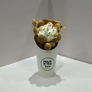 Confetti Bubble Waffle