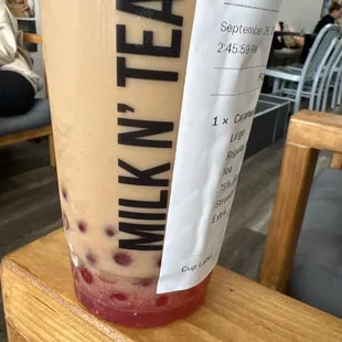 Caramel Chai Milk Tea