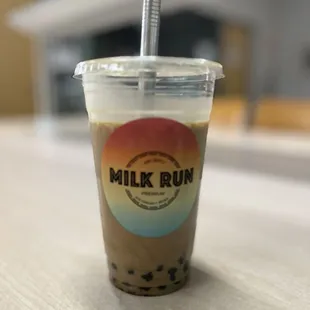 Vietnamese Coffee with honey boba