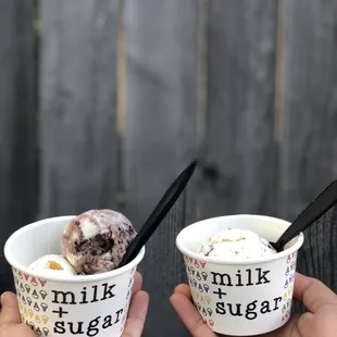 Single Scoop Split Scoop