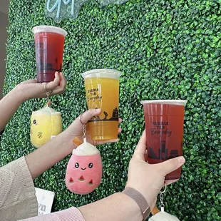 Dragonfruit, Mango Refresher, DragonFruit Passionfruit drinks- great flavor and just the right amount of sweet