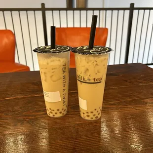 Mango milk tea!