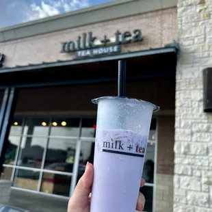 Taro with boba