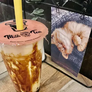 Brown Sugar Milk with Boba