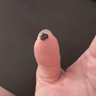 A black unknown thing in my milk tea