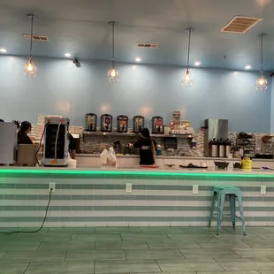 Counter inside